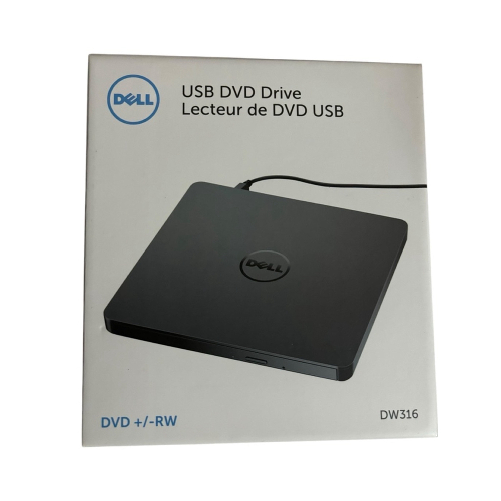 Dell External DVD Drive USB DW316 Black